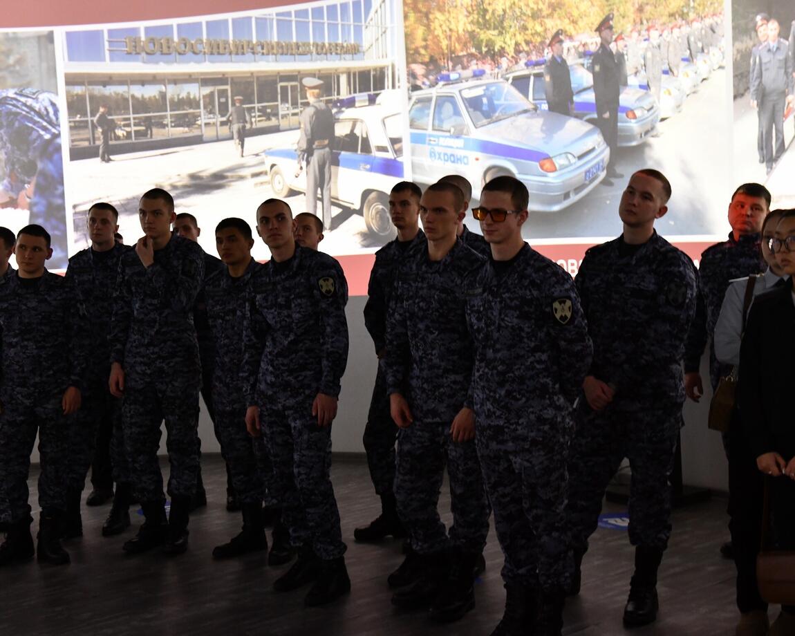 В историческом парке состоялось  открытие мультимедийной выставки «История и Современность. Вневедомственная охрана Росгвардии по Новосибирской области: 1952-2025»