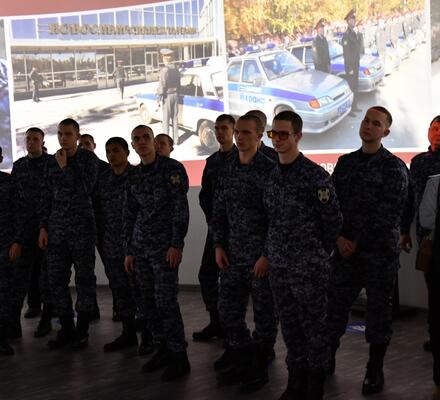 В историческом парке состоялось  открытие мультимедийной выставки «История и Современность. Вневедомственная охрана Росгвардии по Новосибирской области: 1952-2025»