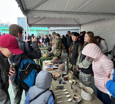 Исторический парк принял участие во встрече ретро-поезда 
